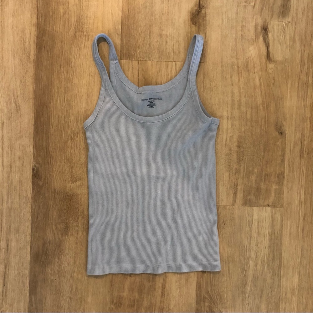 Brandy Melville Light Blue Beyonca Tank